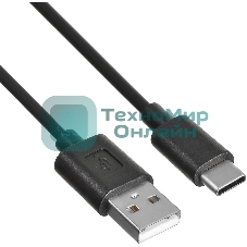 Кабель KingPrice KP-USBAC-3A-1m USB (m)-USB Type-C (m) 1м черный