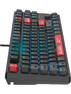 Клавиатура A4Tech Bloody AT87 проводная USB черный/красный