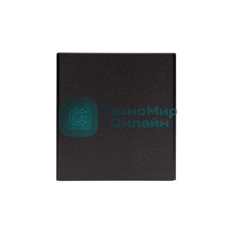 Выключатель Kranz STRONG 1 кл проходной (переключатель) 10А с/у графит