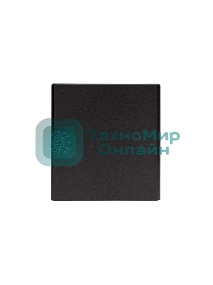 Выключатель Kranz STRONG 1 кл проходной (переключатель) 10А с/у графит