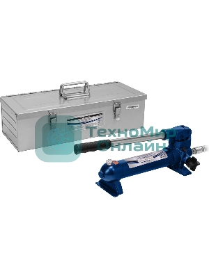 Растяжка гидравлическая Stels 51352 4 т, набор из 17 предметов, 7 сменных насадок, в метал. кейсе