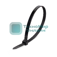 Нейлоновые стяжки Fortisflex КСС 3х150 черный 100 штук