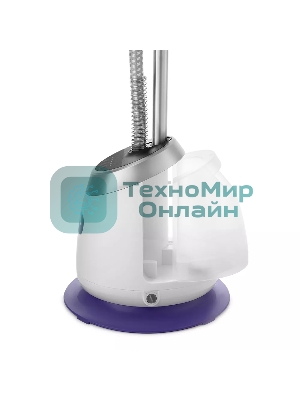 Отпариватель Kitfort КТ-990 белый/фиолетовый, 1580 Вт, 38 г/мин, 1400 мл