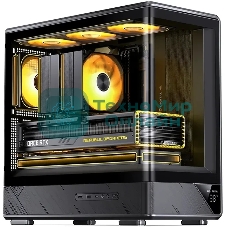 Корпус Jonsbo D200, Mini-Tower, чёрный