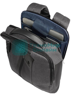 Рюкзак мужской Piquadro Brief2 CA4818BR2/GRN серый/черный нейлон/натур.кожа