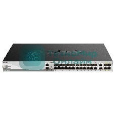 Коммутатор D-Link DGS-3130-30S/B1A, 24×1 Гбит/с SFP + 4×10 Гбит/с SFP+ + 2×10 Гбит/с Combo, управляемый