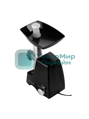 Мясорубка электрическая Galaxy Line GL2415 черный, 1500 Вт, 1.2 кг/мин, реверс, защита от перегрузки, насадки - 5