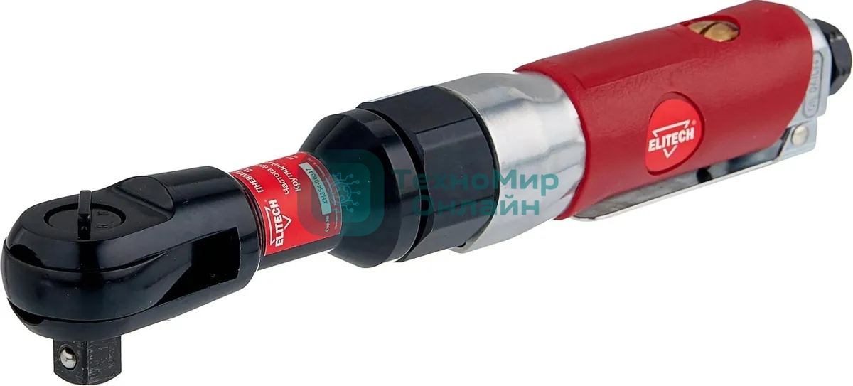 Гайковерт Elitech 0704.012500 141л/мин красный/черный