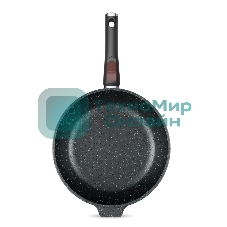 Сотейник 26 НЕВА МЕТАЛЛ ПОСУДА L181326i высокий литая Индукция Гранит с/р