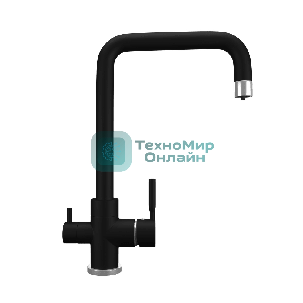 Кухонный смеситель Maunfeld MFQT-19B черный