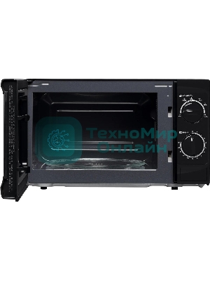 Микроволновая печь BBK 20MWS-706M/B черный, 20 л, 700 Вт, переключатели - поворотный механизм