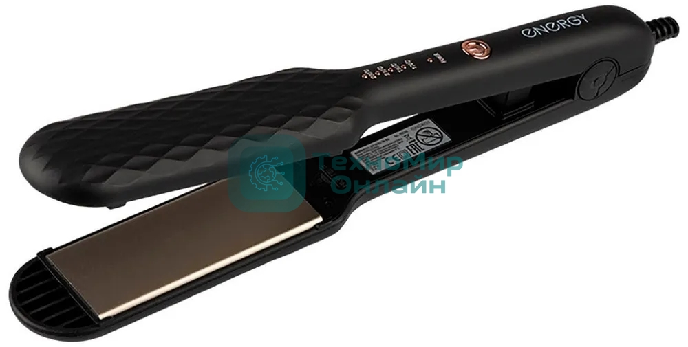Выпрямитель для волос Energy EN-866 черный, 32 мм, 230 °C, 4 режима