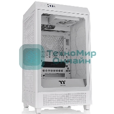 Компьютерный корпус Thermaltake The Tower 200 белый без БП miniITX 11x120мм 5x140мм 2xUSB 3.0 1xUSB3.1 audio bott PSU