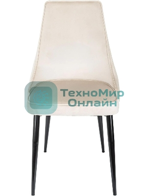 Стул для дома Бюрократ CH-K4_2 комплект 2 шт бежевый Holland 06 металл черный на ножках