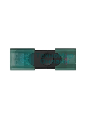 Флешка USB Kingston DataTraveler Duo (DTDEG2/256Gb), 256Gb, USB3.2/Type-C, R/W 150/60, зеленая