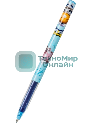 Ручка гелевая Deli Mong Kicks EG31-BL синий, синие чернила, линия 0.5мм