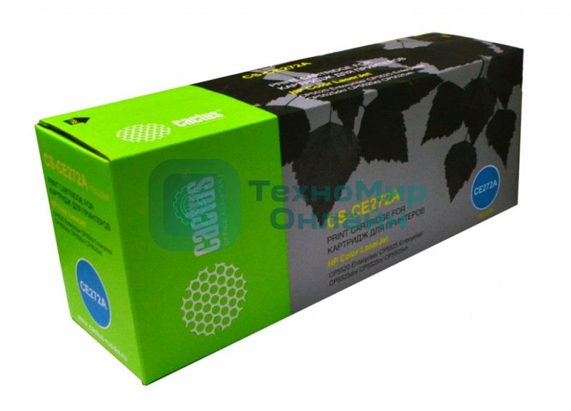 Картридж лазерный Cactus CS-CE272A желтый (15000 стр.) для HP Color LaserJet Enterprise CP5525