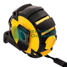 Рулетка Denzel 3м х 16мм, автоматич. фиксац., нейлон. покрытие, магнит. зацеп, двухстор. разметка