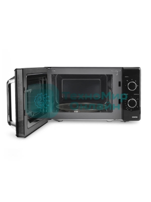 Микроволновая печь Centek CT-1550 черный, 20 л, 700 Вт, переключатели - поворотный механизм