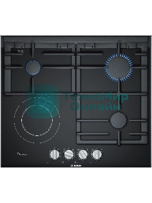 Комбинированная варочная панель Bosch PRY6A6B70Q черный