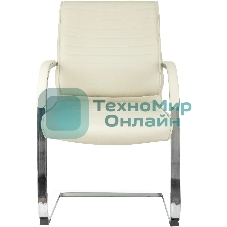 Кресло Бюрократ T-8010-LOW-V бежевый, экокожа