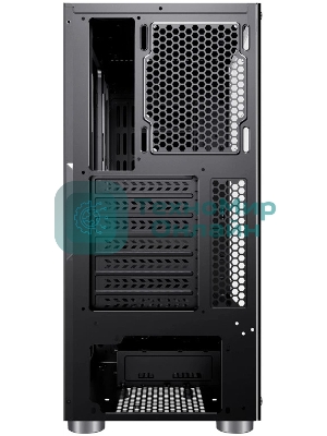 Компьютерный корпус Accord 3407 черный без БП ATX 2xUSB 2.0 2xUSB 3.0 audio bott PSU