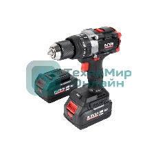 Дрель-шуруповерт Elitech CD 20BL2, 20 В, 4 Ач, 130 Нм, бесщеточный