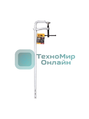 Струбцина Denzel F-образная, 100x600 мм, кованая