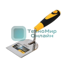 Кельма (мастерок) Deli DL509324 нержавеющая сталь, рабочая часть 60х100мм, форма 