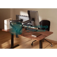 Кронштейн для мониторов Ultramounts UM733BR черный/коричневый 17