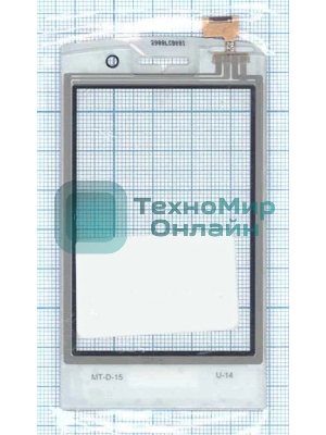 Сенсорное стекло (тачскрин) для Philips Xenium W727, черное