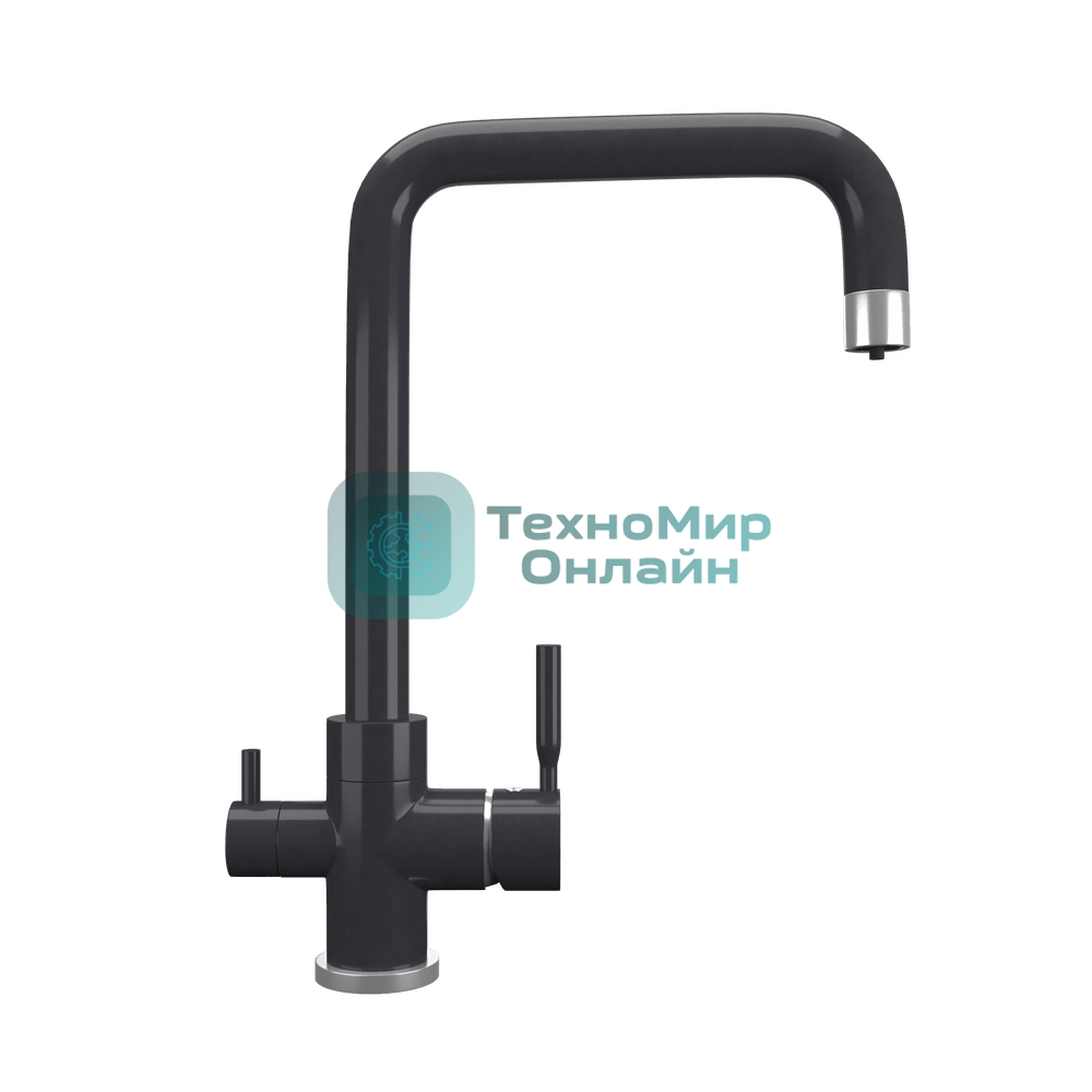 Кухонный смеситель Maunfeld MFQT-19DGR темно-серый