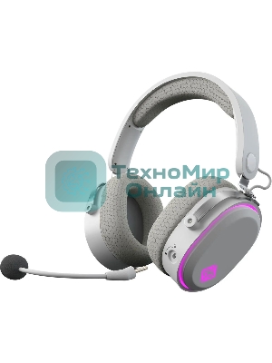 Беспроводные/проводные наушники GMNG GG-HS405W белый, полноразмерные, Bluetooth + радиоканал + проводной, до 40 ч