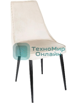 Стул для дома Бюрократ CH-K4_2 комплект 2 шт бежевый Holland 06 металл черный на ножках