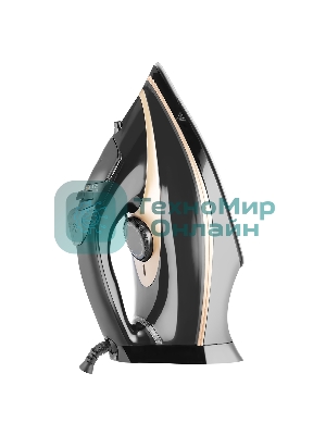 Утюг Centek CT-2346 GOLD черный/золотистый, 3200 Вт, 45 г/мин, 190 г/мин, 400 мл
