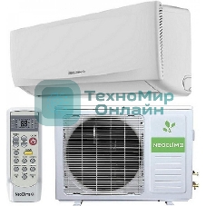 Кондиционер сплит-система Neoclima NS/NU-HAX28R 28000 BTU, 80 м², 37/48 дБ, охлаждение, обогрев, осушение, белый