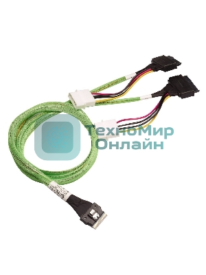 Кабель ACD-60005-ZC Slimline SASx8 (SFF8654) -to- 2x U.2 Direct, 1M, (аналог Broadcom 05-60005-00) 80
