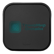 Выключатель одноклавишный 10А 250В винтовые зажимы накладной монтаж Quteo IP20 Чёрный матовый
