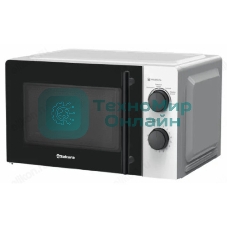 Микроволновая печь Sakura SA-7050W белый, 20 л, 700 Вт, переключатели - поворотный механизм