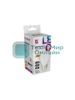 Лампа светодиодная Defender P45-8W-830-E27 шар, 3000 К, теплый белый, 1 шт.