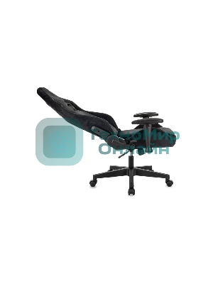 Кресло Zombie Ghost Fabric черный Light-20, ткань (велюр), подголовник