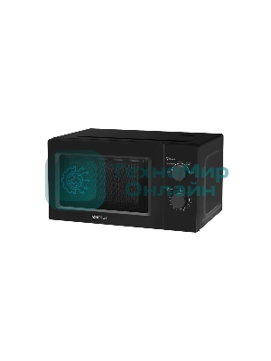 Микроволновая печь Energy EMW-20705 черный, 20 л, 700 Вт, переключатели - поворотный механизм