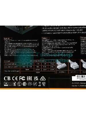 Блок питания Aerocool/Formula AC KCAS PLUS 700, 700Вт, 80 PLUS Bronze, 120мм черный (аналог Aerocool KCAS PLUS 700W)