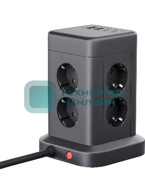 Сетевой фильтр Defender ILS 453 (3 м, 8 розеток, 2USB-A, 2USB-C)