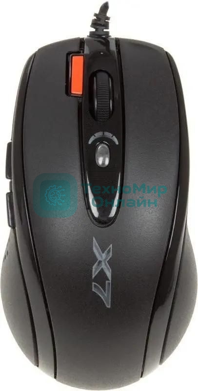 Мышь проводная A4Tech X-710BK черный, 2000 dpi, USB, кнопки - 7
