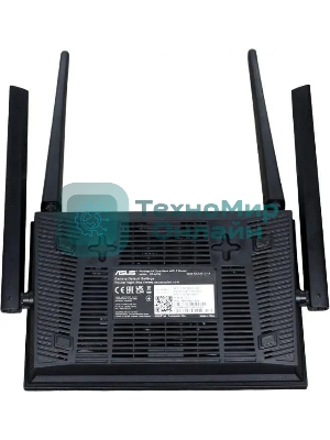 Роутер беспроводной Asus RT-AX52 AX1800 10/100/1000BASE-TX черный