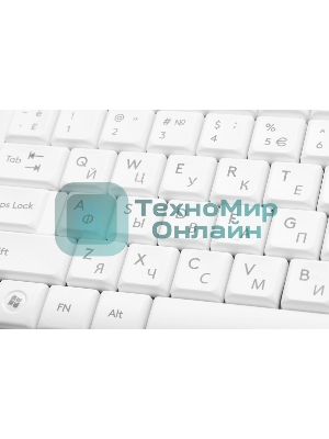 Клавиатура проводная A4Tech Fstyler FK15, USB, белый