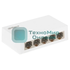 Коммутатор Dahua DH-SF1005L, 5×100 Мбит/с, неуправляемый