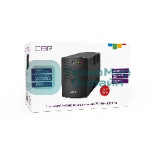 Источник бесперебойного питания CBR UPS-TWP-101J-650 / 650ВА / 390Вт / IEC 320 C13 x3 / USB Type-B / RJ11