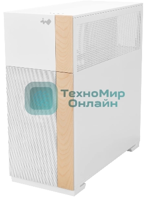 Корпус InWin F5 CS19 White, Full-Tower, белый, закалённое стекло, ARGB подсветка, 3 x 140 мм (2 спереди, 1 сзади)